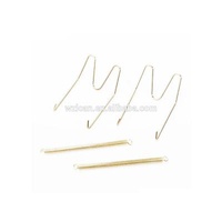 Small Adjustable Dish Hangers Wall Display Racks Brass Metal Wire Hooks Invisible Tray for 7.5" to 9.5"" Collector Dish"