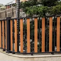 Custom Coated Aluminum Outdoor Baluster Handrail for Chic Fences