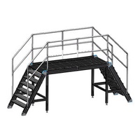 LANGLE Industrial Aluminum Handrails Railing Systems for Stair Rails, Platform/walkway Handrails and Guardrails