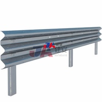 Corrugated Galvanized Steel Sheets High-Speed Rail Thrie-Beam Guardrail Highway Guard Rail for Sale