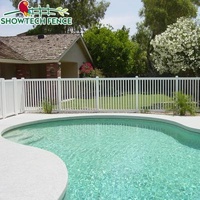 Easily Assembled Cheap Vinyl Swimming Pool Safety Fence, White Plastic Fence Design, Handrail PVC