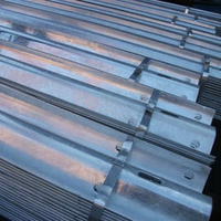 Hot dip galvanized steel highway guardrail,corrugated W beam