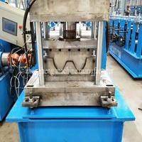 Highway Guardrail Roll Forming Machine For W Beam Guardrail Crash Barrier