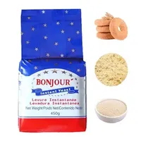 Wholesale Bakery Active Instant Dry Baking Yeast 500g Halal Supplier Powder Manufacturer for Swelling Ferment Bread Dough Pastry