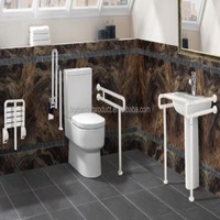 Corrosion Resistant Nylon with Enquiment Aluminum Handicapped Toilet Handrail, Bathtub Handrail and Grab Bar