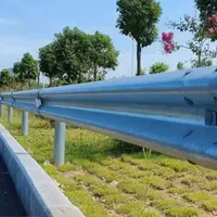 Traffic Equipment Crush Barrier Highway Guardrail Roadway Safety Barrier W Beam Guardrail Beam Galvanized