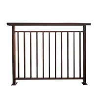 Porch Railings / Handrails Aluminum Handrails for Office Building Balcony Railing