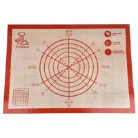 Kitchen Food Grade Dough Rolling Baking Mat with Measurement Non Stick Reusable Silicone Pastry Mat