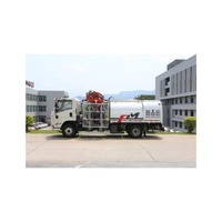 FULONGMA machinery repair shops high efficiency cheaper price guardrail cleaning truck for sale