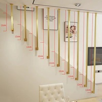Easy to Install Modern L-Shaped Handrail Ceiling Wall Hand Rail Pipe Stair Railing