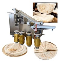 5 8 10 30cm Dumpling Skin Fully Automatic Roti Chapati  Pastry Samosa Sheet Maker Base Pizza Dough Making Machine