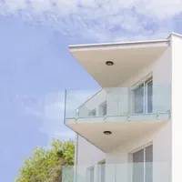 Balcony Wall Mounted Standoff Glass Terrace Guardrail