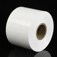 Label Roll Stock Glossy White BOPP Pre-Coating Laminating Film