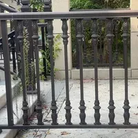 Aluminium Alloy Guardrail Metal Balustrades Handrail Design Aluminum Decorative Fence Railings for Balcony