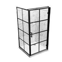 Modern Walk In Rectangle 900x1000 Gold Hinge Glass Shower Enclosures Shower Enclosure With Tray