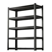 Jigong 5 Layer Storage Boltless Rack Practical Multi-Layer Household Items Storage Shelves Balcony And Garage Stacking Racks