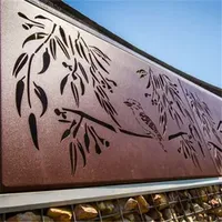 Factory Manufacture Home Laser Cut Screen Guardrail /Steel Laser Cut Screen Guardrail / Laser Cut Screen Guardrail, Security Laser Cut Screen Guardrail