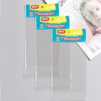 Moisture Proof Opp Bags / Custom Self Adhesive Sealing Strip Bags Cellophane Plastic Header Printed Opp Bopp Bag Packaging