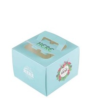 Free Design Dessert Cardboard White Pastry Cheap Wholesale Art Paper Bakery Box for Food Pack With Handle