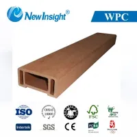 Environment Friendly 90*45mm WPC Wood Plastic Composite Handrail for Sale