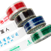 Single Adhesive Sided Coating Plant Flexographic Custom Clear Parcel BOPP Packaging Tape Jumbo Roll Supplier