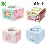 Wholesale Recyclable Custom Printed Mini Muffin Cupcake Boxes Kraft Paper Window Pastry Cake Packaging Boxes In Pop Up Style