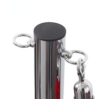 1.0mm stainless steel chain barrier, expandable guardrail, hotel equipment reminded control rope barrier