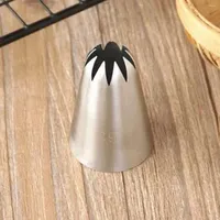 Baking Tools #C9 Piping Nozzle Cake Cream Decoration Close Star Large Size Stainless Steel Icing Tips Cupcake Pastry 9 Teeth