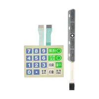 Factory Supply Click Touch Resistant to Vibration Polyester Electric Skillets Membrane Front Panel Repair