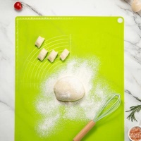 2021 New Design Sustainable Stocked Square Silicone Pastry Mat Sustainable With Measurements