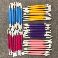 Plastic Cake Decorating Tool Kit Plastic Cake Engraving Cutter Pens Cream Pastry Modeling Tools Kitchen Baking Tool Kits