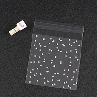Clear Clear Moisture Proof Clear Polybag Cellophane Opp Opp Bopp Stown Plastic Self Adhesive Bag