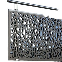 Interior Prefab Art Handrail Aluminum Indoor Stair Railings for Hotel Balustrades Handrails