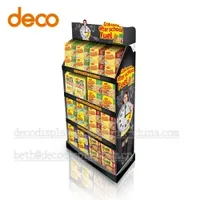 Corruagted POS Pastry Snack Display Stand