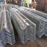 Hot dip galvanized steel highway guardrail