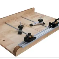 Aluminum Alloy T-Tracks with Scale and Miter Track Stop and T- Slot Miter Bar Track Router Table Saw Woodworking Workbench DIY