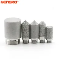 Custom Sintered Porous Metal Sensor Enclosures in Stainless Steel - Protecting Probes of Digital Controller Temperature Humidity IoT Sensors