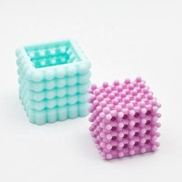 Sustainable Diamond Resin Silicone Mold Bubble Cube Candle Mold Cake Pastry Chocolate Baking Tool