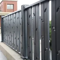Aesthetic Design Powder Coated Vealla Aluminum Customized Garden Railing Balcony Safety Guardrail