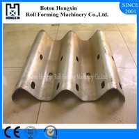Two Waves Tile Roll Forming Machine For Highway Guardrail 8m / Min Capacity