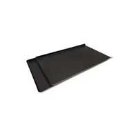 A1616r3 16' Flat Baking Tray Non-Perforated or Perforated 3-Angle Sided Tray, Suitable for Baking Bread, Pastry, etc, Natural or Non-Stick, Aluminum,