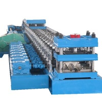 Building Material Stores 22KW Shaft Guardrail Road Guardrail Roll Forming Machine Production Line