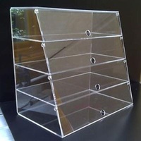 Eco - Friendly Acrylic Donuts Pastry / Cabinet Food Pastries Cupcakes Cakes Display Case