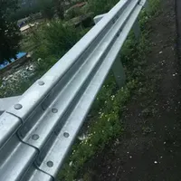 Highway Anti Crash Barrier Thrie Beam Guardrail Traffic Barrier System Steel Beam Guardrail