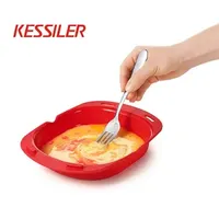 Silicone Omelette Microwave Baking Pan Maker Dish Steamer Pastry Tools