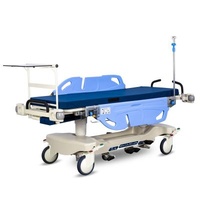 Hospital ICU ABS Guardrail Stretcher Emergency Hydraulic Hospital Transfer Stretcher