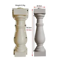 European Balcony Vase Column Fence Molds Creative Stair Handrail Roman Column Cement Railing Mold Home Garden Railing Building L