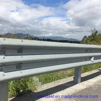 Guard Rails Protecting Road Safety Steel Highway Guardrail