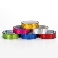 Gift wrapping maker color laser tape decoration diy BOPP tape gift gold flashing tape