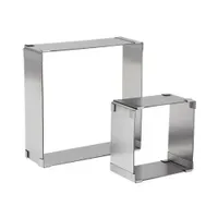 Squared Stainless Steel Kitchen Baking Ring Adjustable Square Cake Mousse Mold Pastry Baking Mold